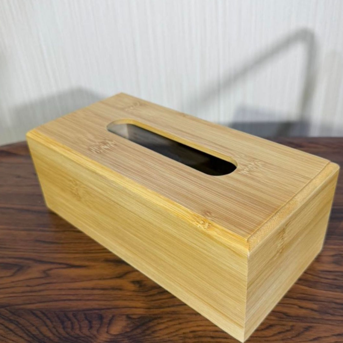 علبة كلنكس خشب - natural_wood